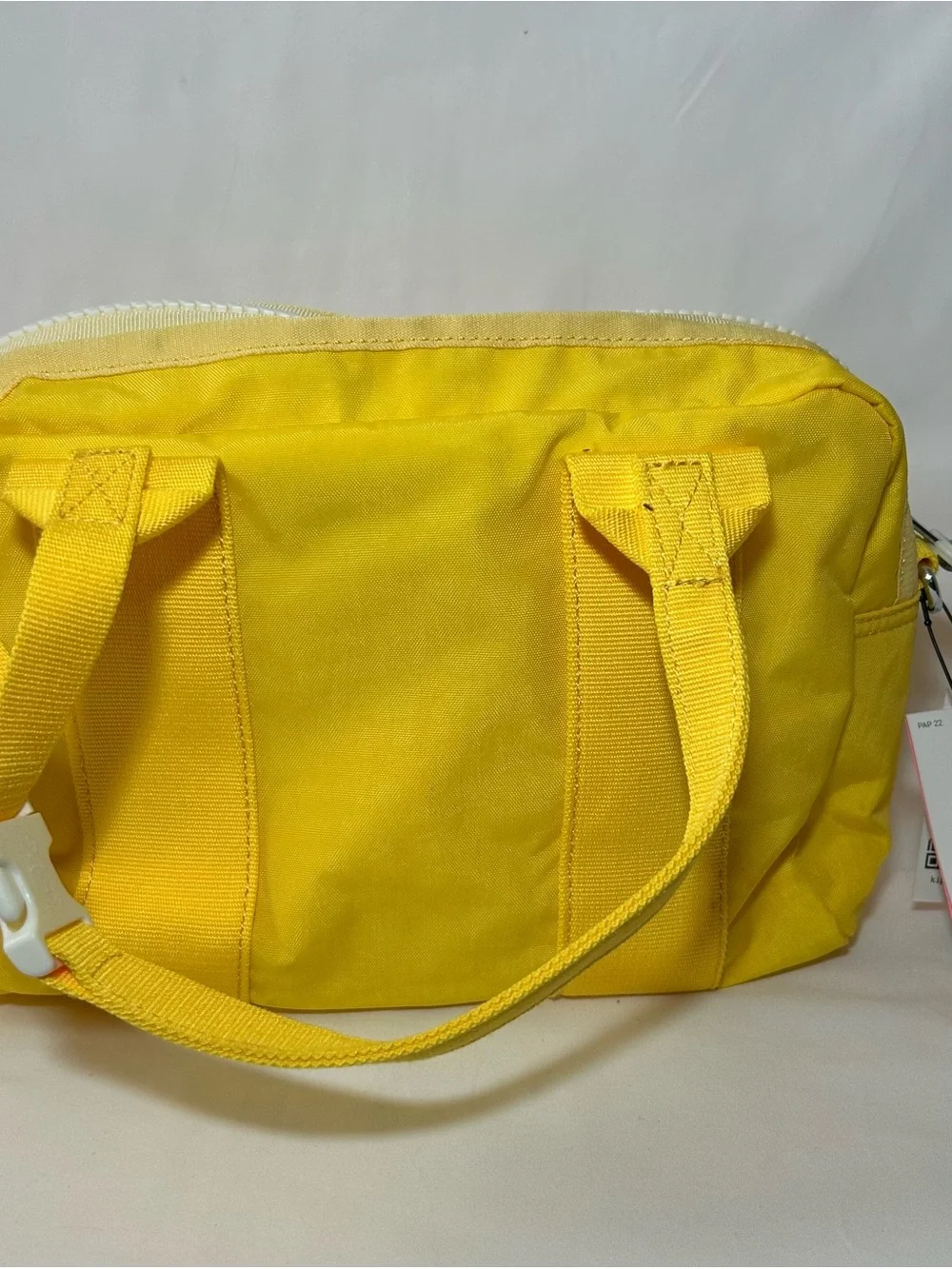 Kipling Bright Yellow Nylon Crossbody Bag with Detachable Strap